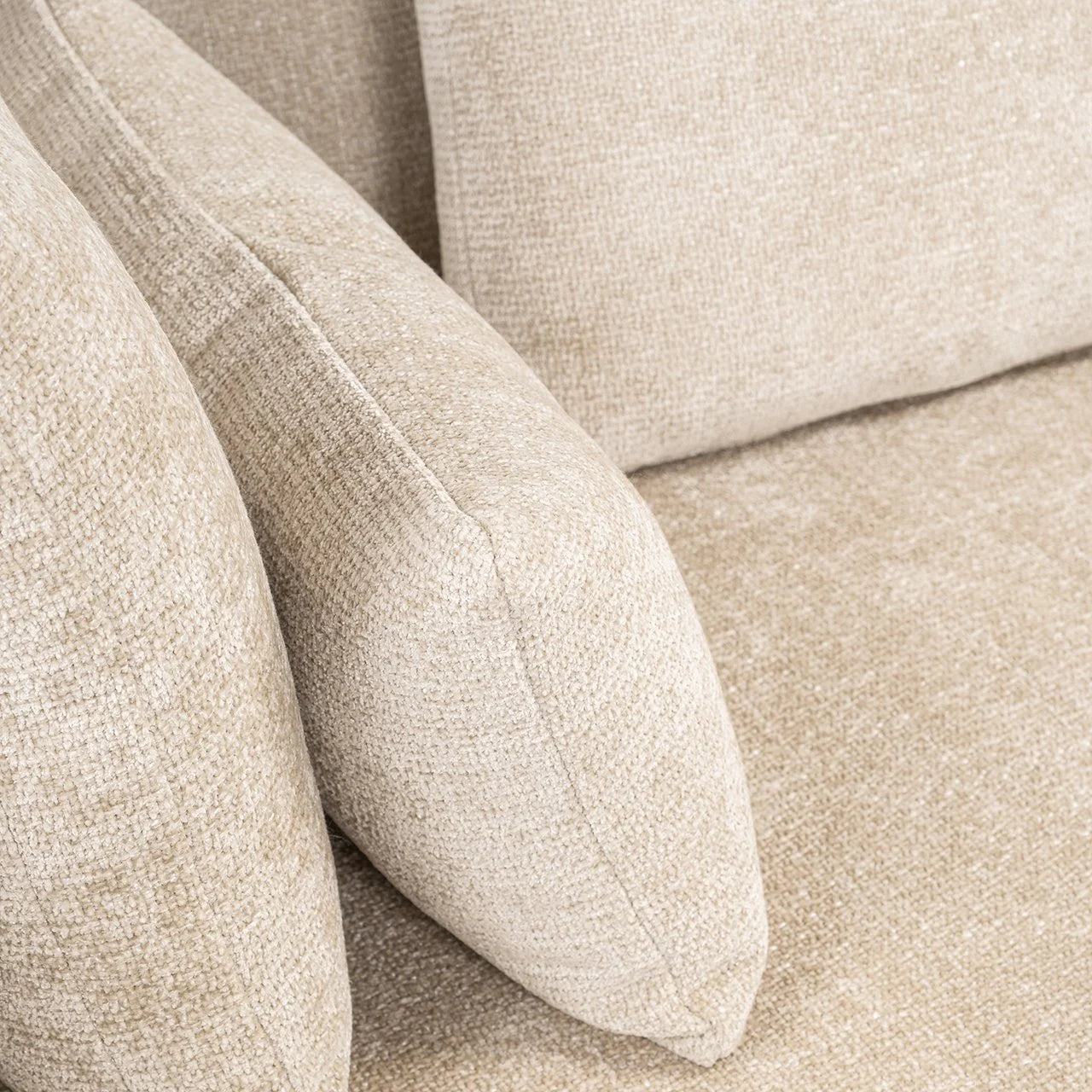 Dīvāns Tudor ar noņemamu atzveltni Richmond Interiors 80/318/205 cm Unicorn 11 cream - N1 Home