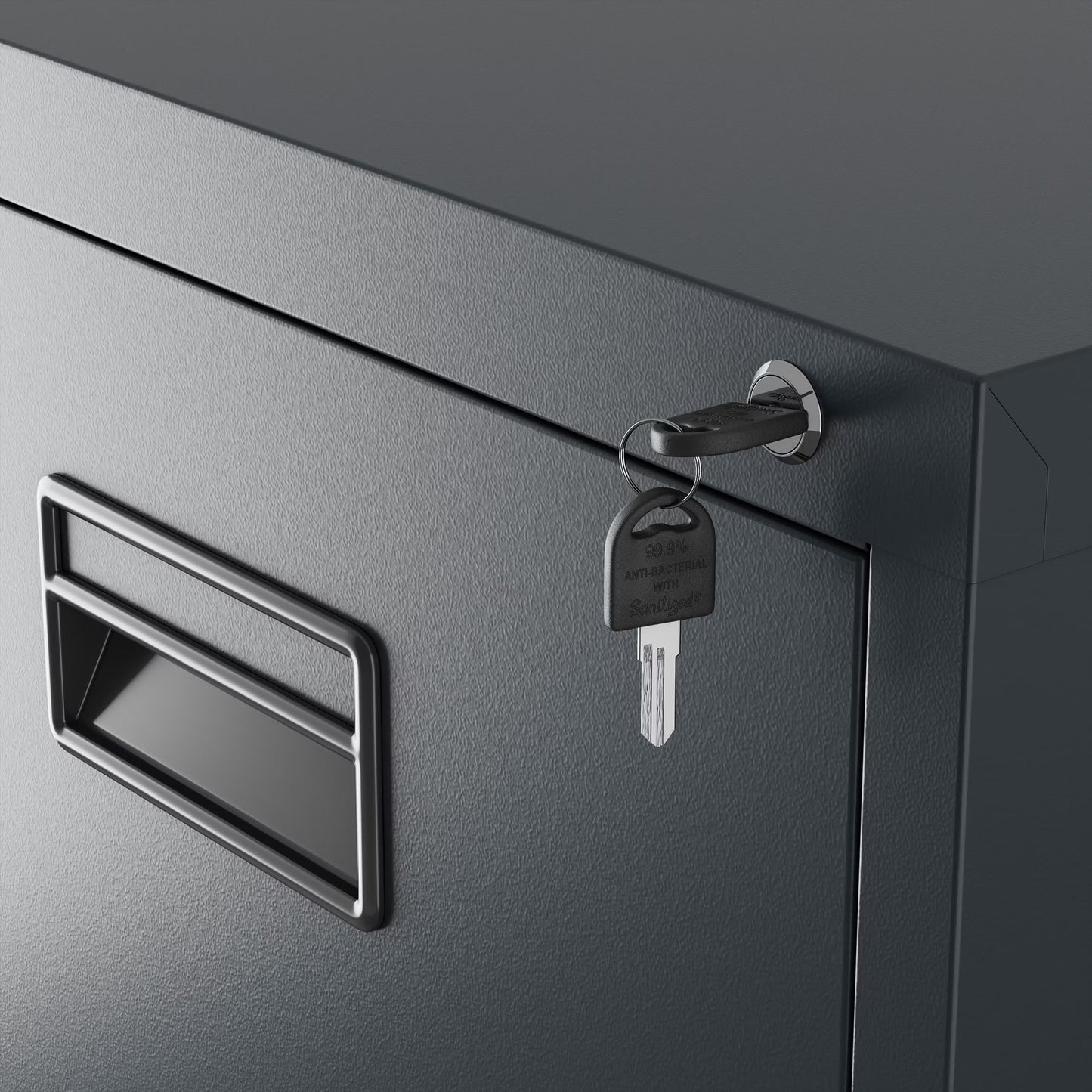 Metāla failu skapis Sar 132/46/62 cm antracits - N1 Home