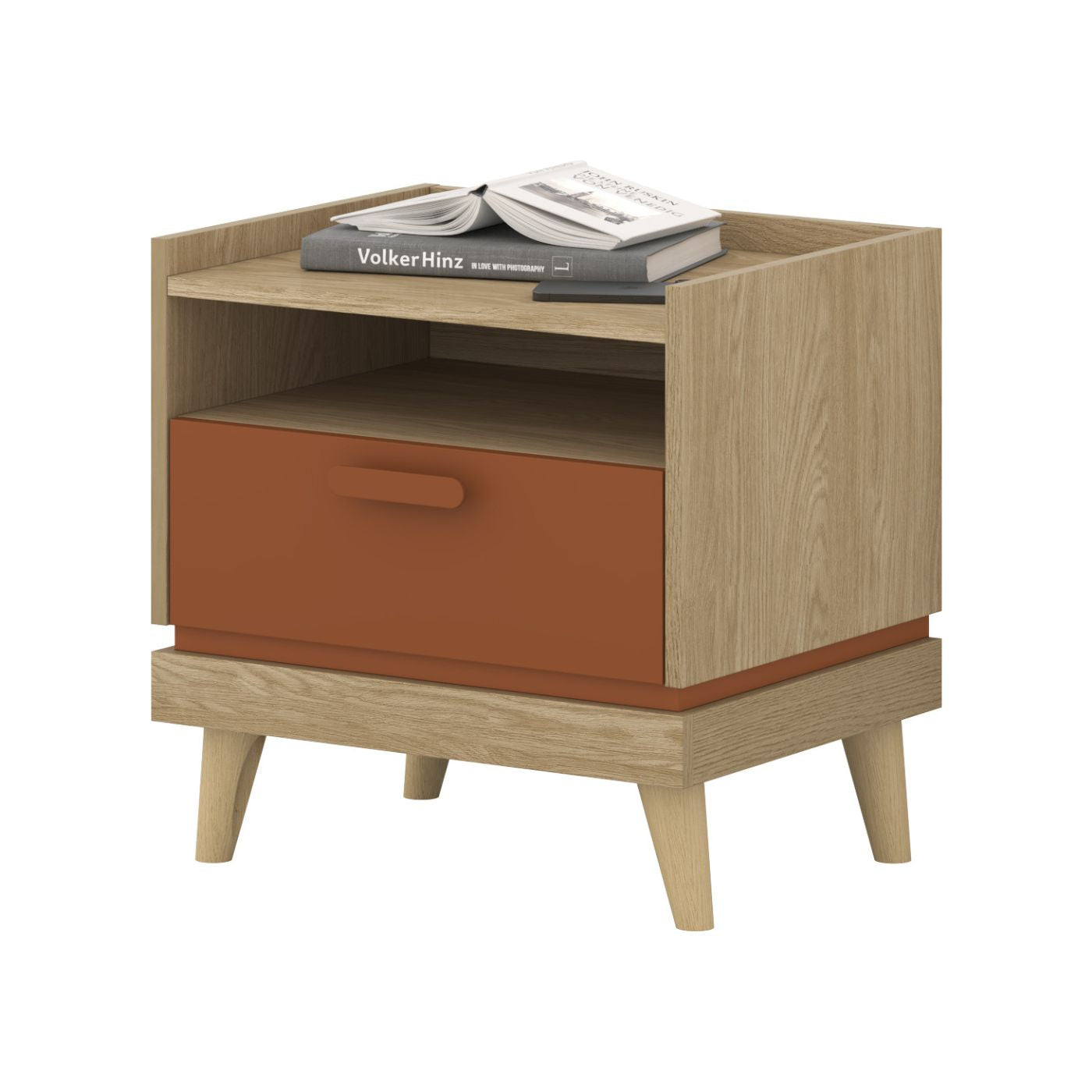 Naktsskapītis Skanija 50/51/40 cm ozols - N1 Home