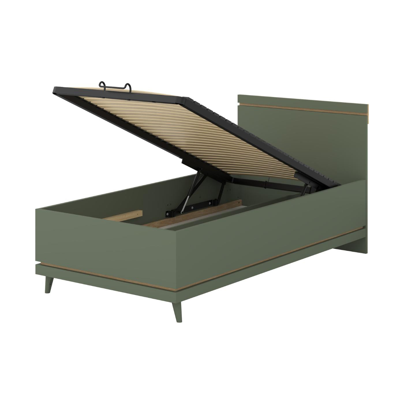 Skapis Skanija  105;165;185/100/207 cm zaļs