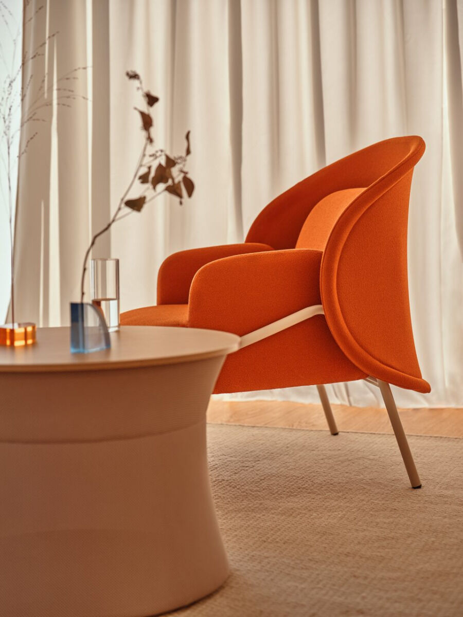 Krēsls Merd S 91/81/90 cm tumši zils /dažādas polsterējuma krāsas - N1 Home