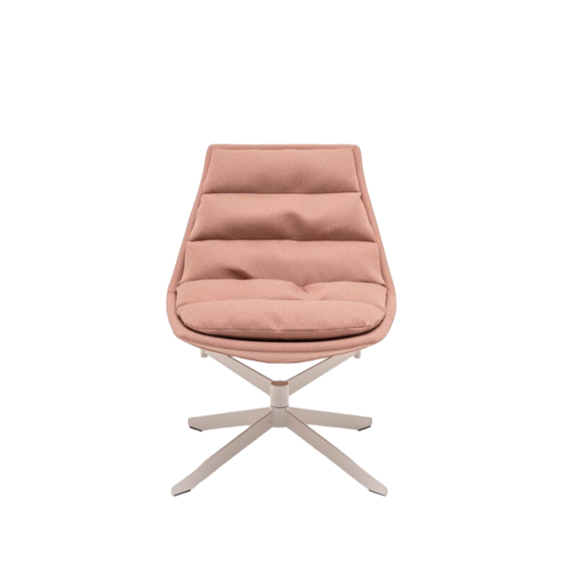 Krēsls Fafn 69/81/88 cm rozā/dažādas polsterējuma krāsas - N1 Home