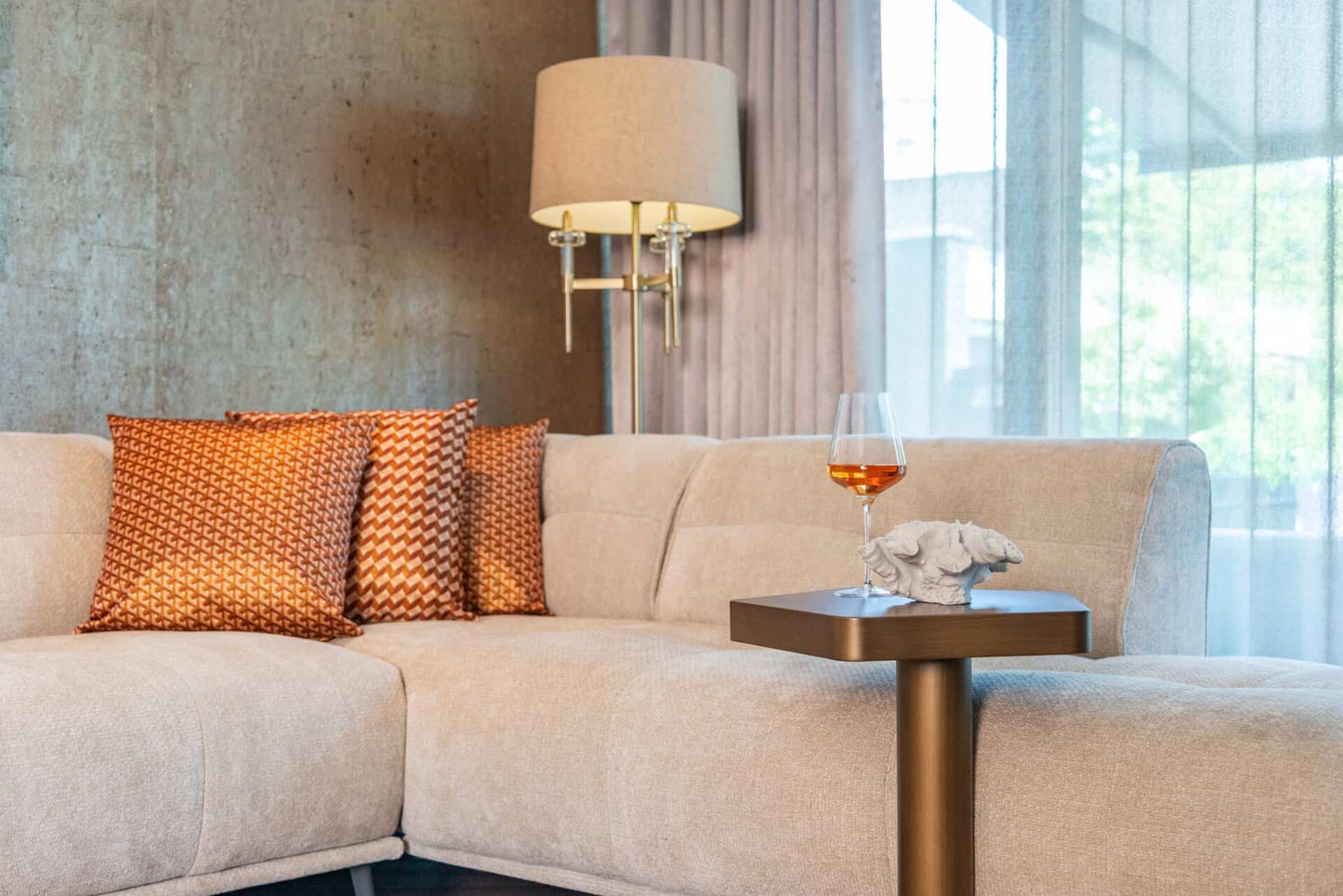 Stāvlampa Josie Richmond Interiors 161/46/46 cm brushed gold