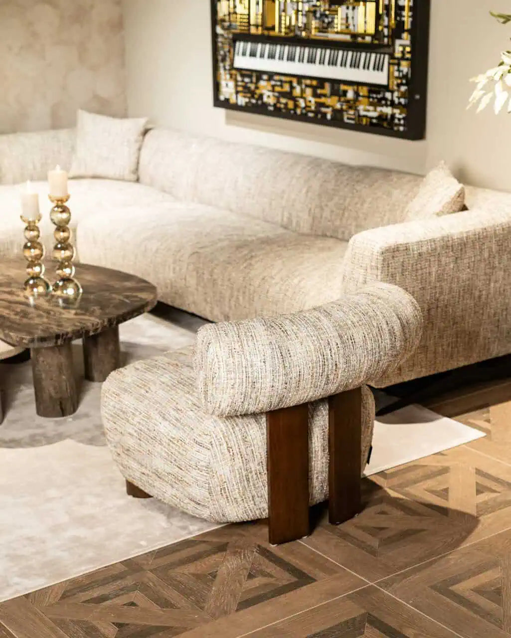 Krēsls Arabella Richmond Interiors 69/74/81 cm greige coco - N1 Home