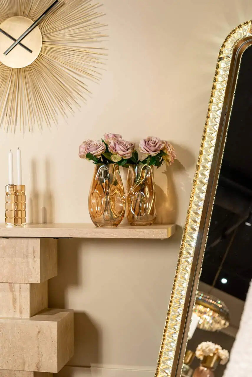 Pulkstenis Chasin 90/90/3,5 cm zelts - N1 Home