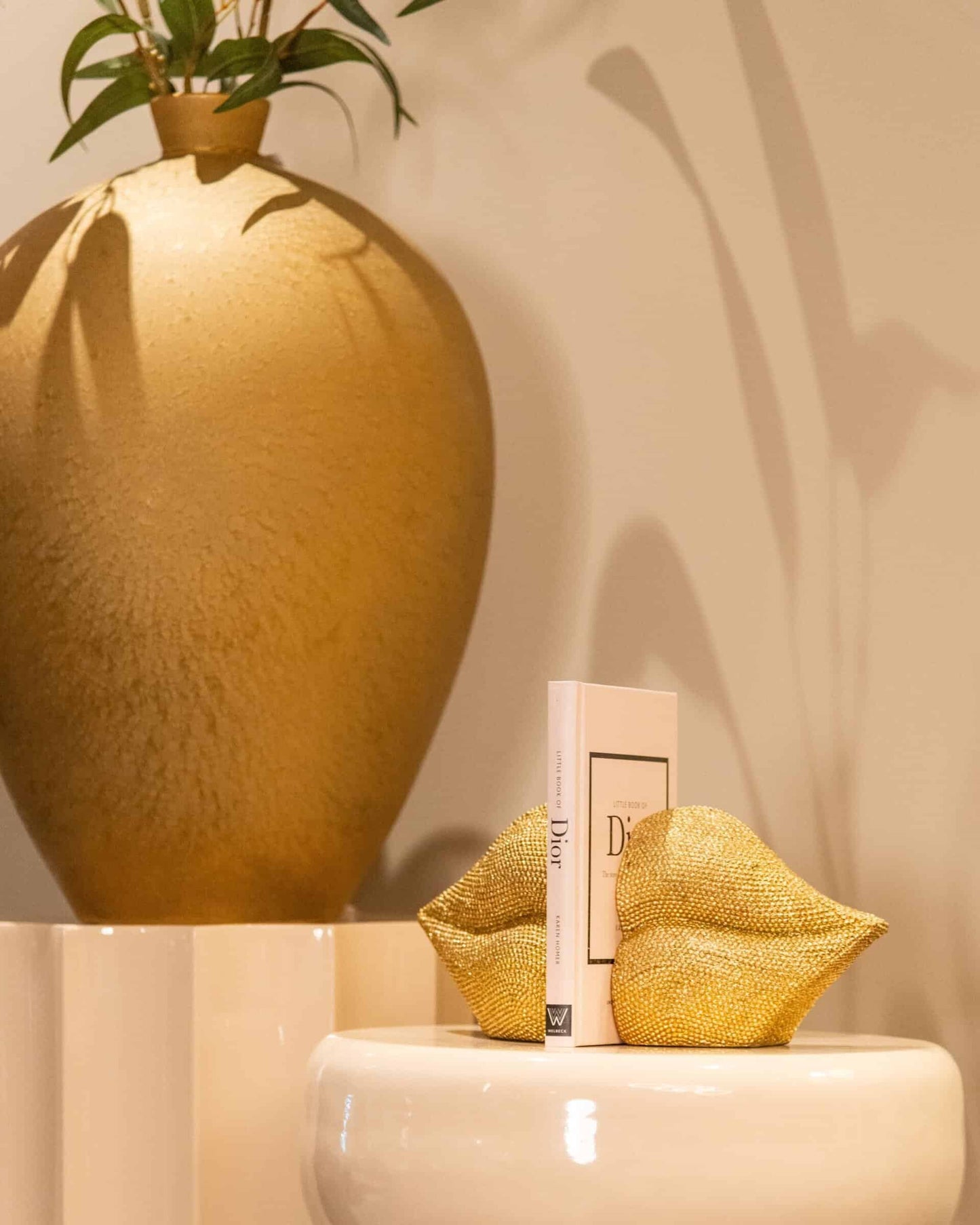 Vāze Shirley Richmond Interiors 34/34/50 cm zelts