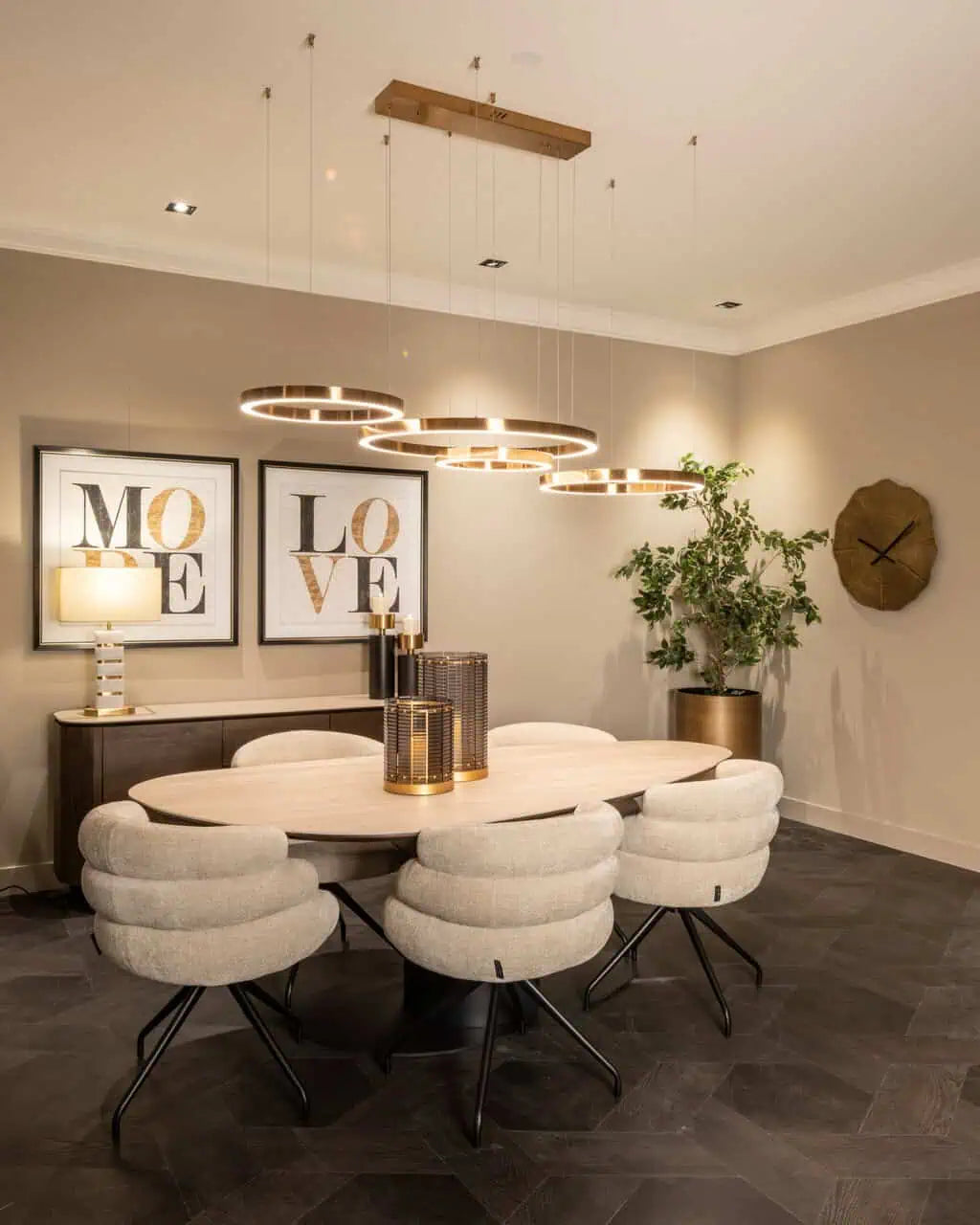 Svečturis Daylin smoke large Richmond Interiors 40,5/24/24 cm dūmi - N1 Home