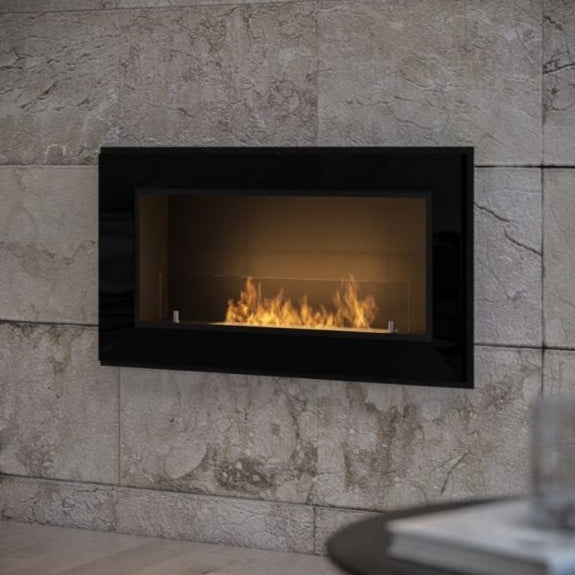 Biokamīns Frams 900 90/49/18 cm melns - N1 Home