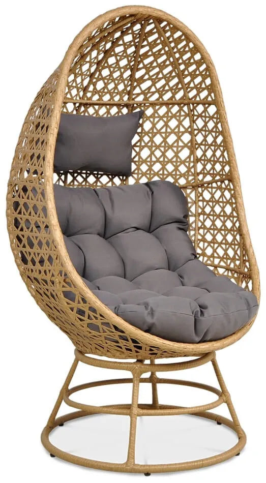 Grozāmais dārza krēsls Holy 82/80/147 cm bēšs - N1 Home