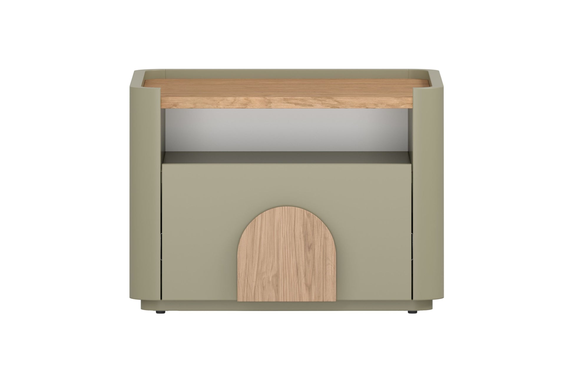 Naktsgaldiņš Amil 48/35.5/48 cm Eikalipts / Baltijas kāpu ozols / Dabīgais ozols - N1 Home