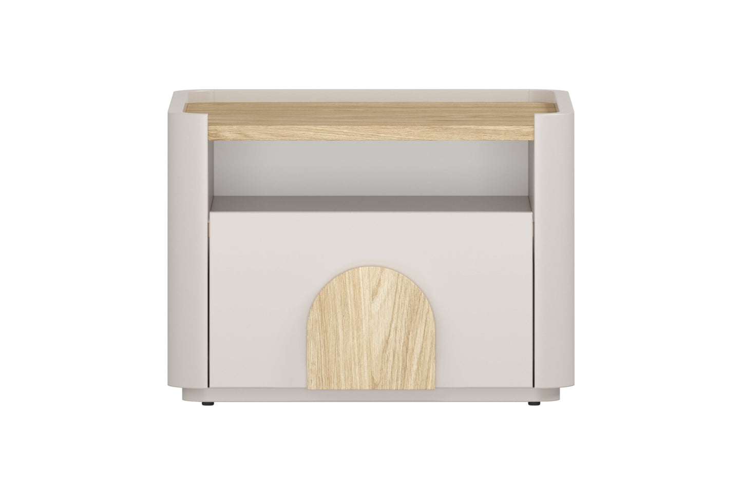 Naktsgaldiņš Amil 48/35.5/48 cm Kašmirs / Eļļots ozols / Gaišs ozols - N1 Home