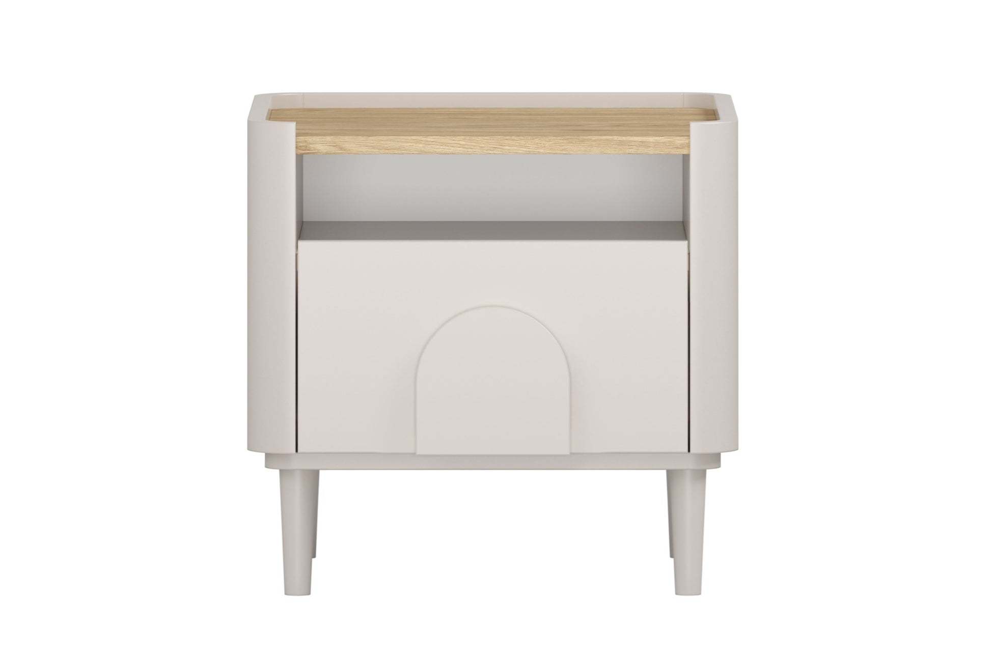 Naktsgaldiņš Amil 48/48/48 cm Kašmirs / Eļļots ozols - N1 Home