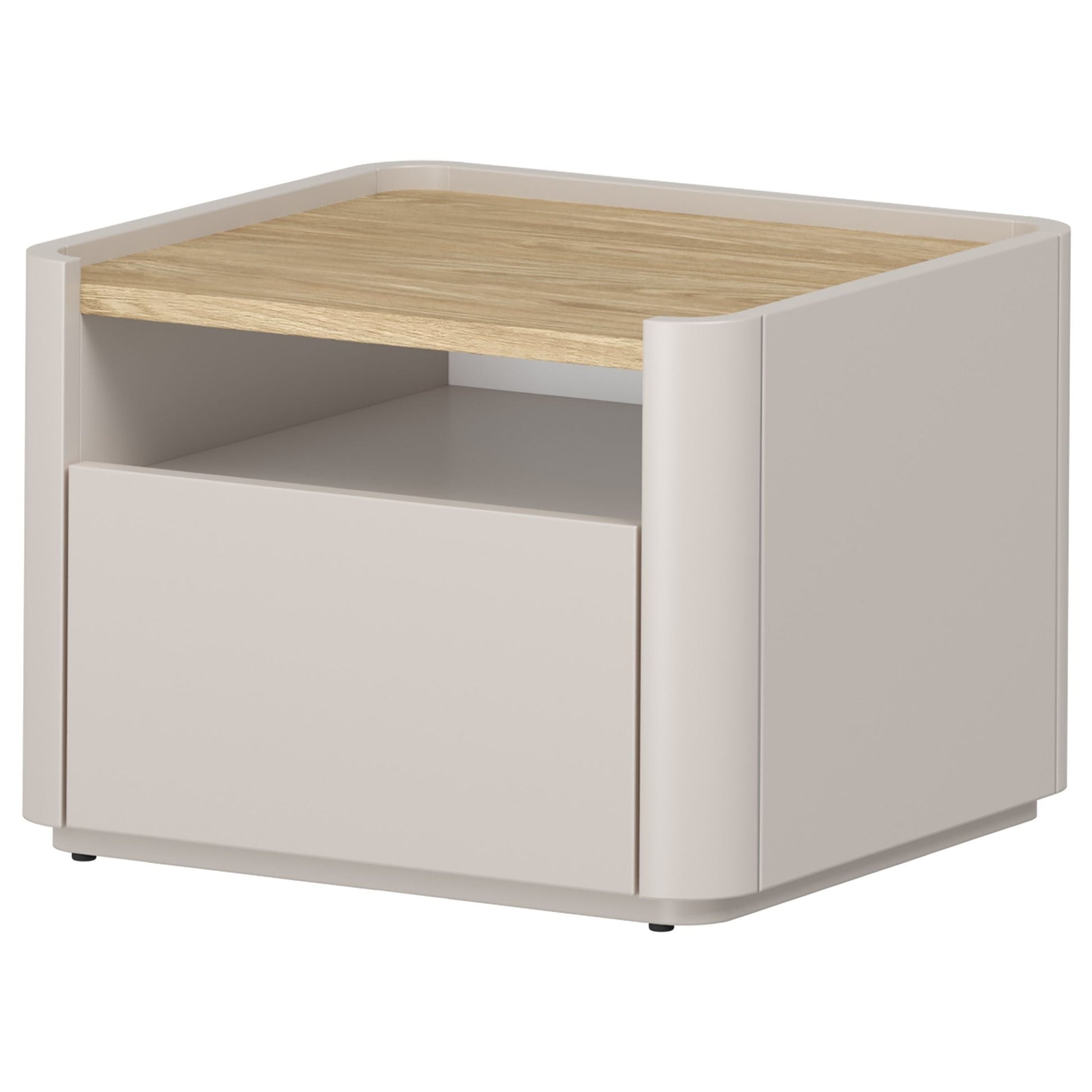 Naktsskapītis Elva 48/35.5/48 cm Kašmirs / Eļļots ozols - N1 Home