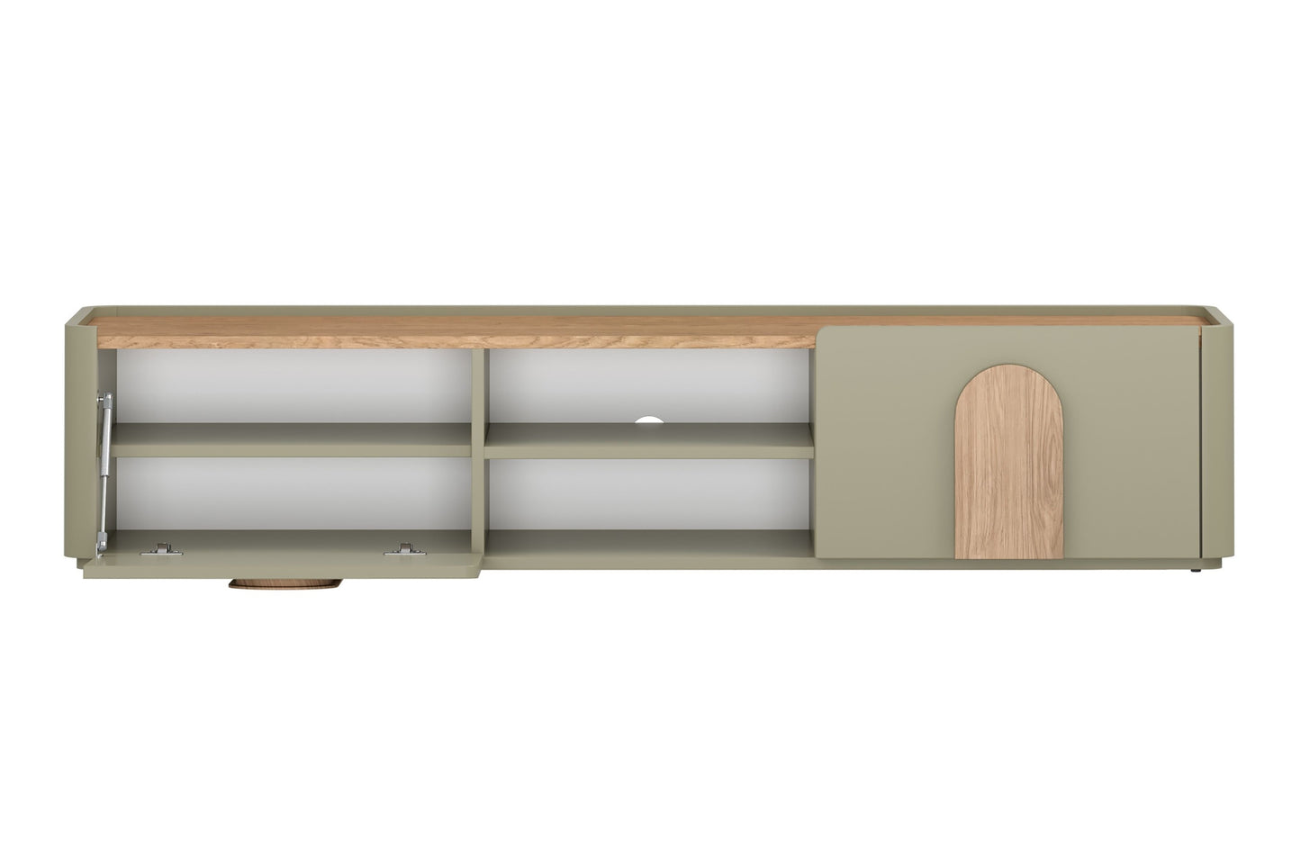 TV skapis Amil 170/35.5/48 cm Eikalipts/Baltijas kāpu ozols/Dabīgais ozols - N1 Home