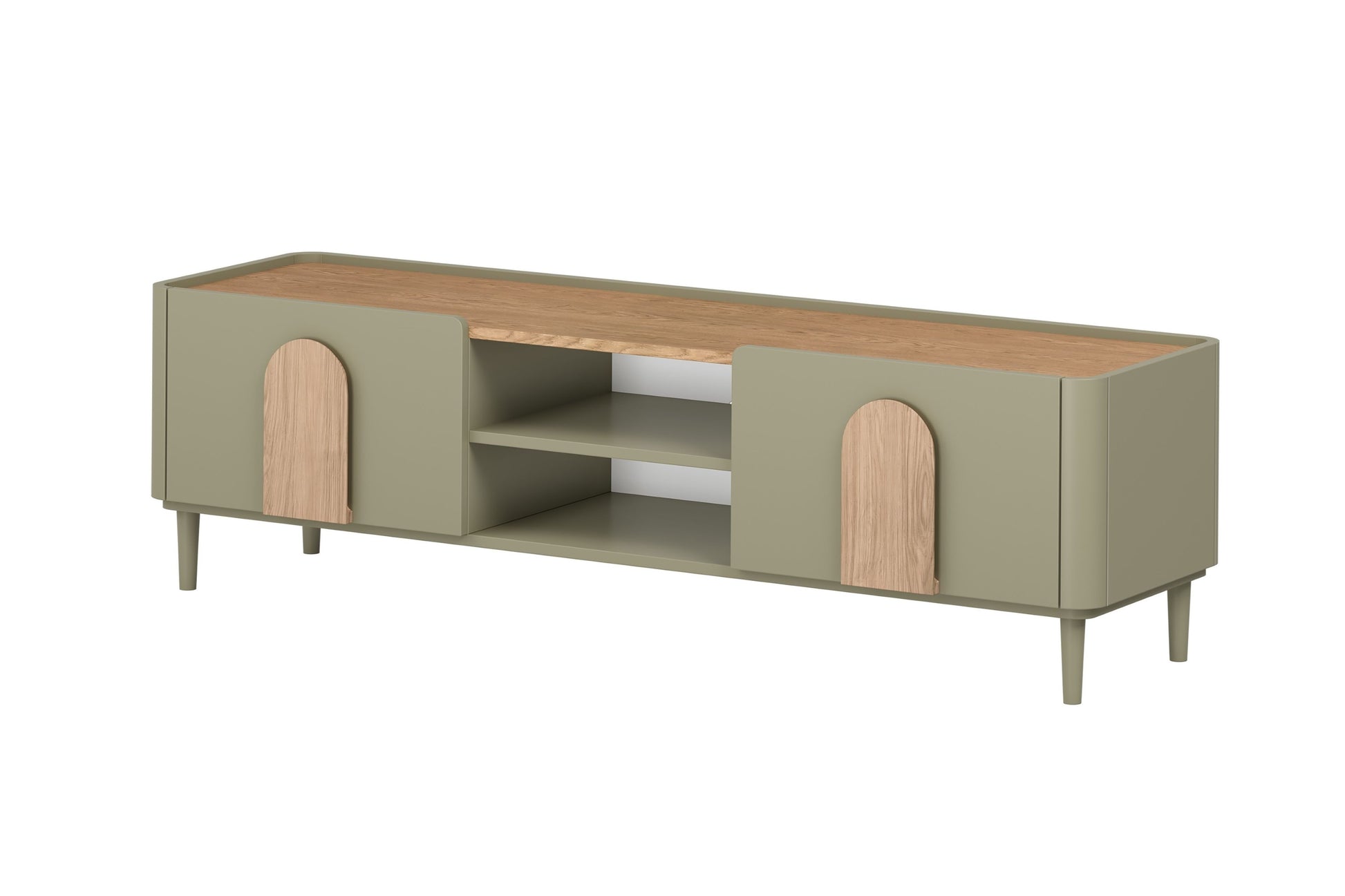 TV skapis Amil 170/48/48 cm eikalipts/ozols/Baltijas kāpas ozols - N1 Home