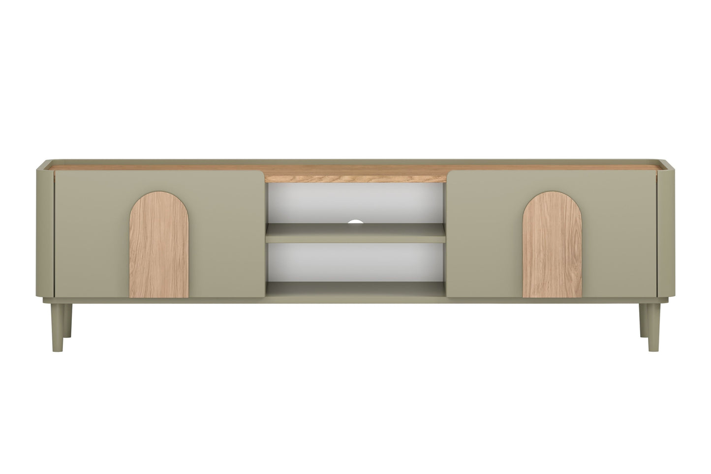 TV skapis Amil 170/48/48 cm eikalipts/ozols/Baltijas kāpas ozols - N1 Home