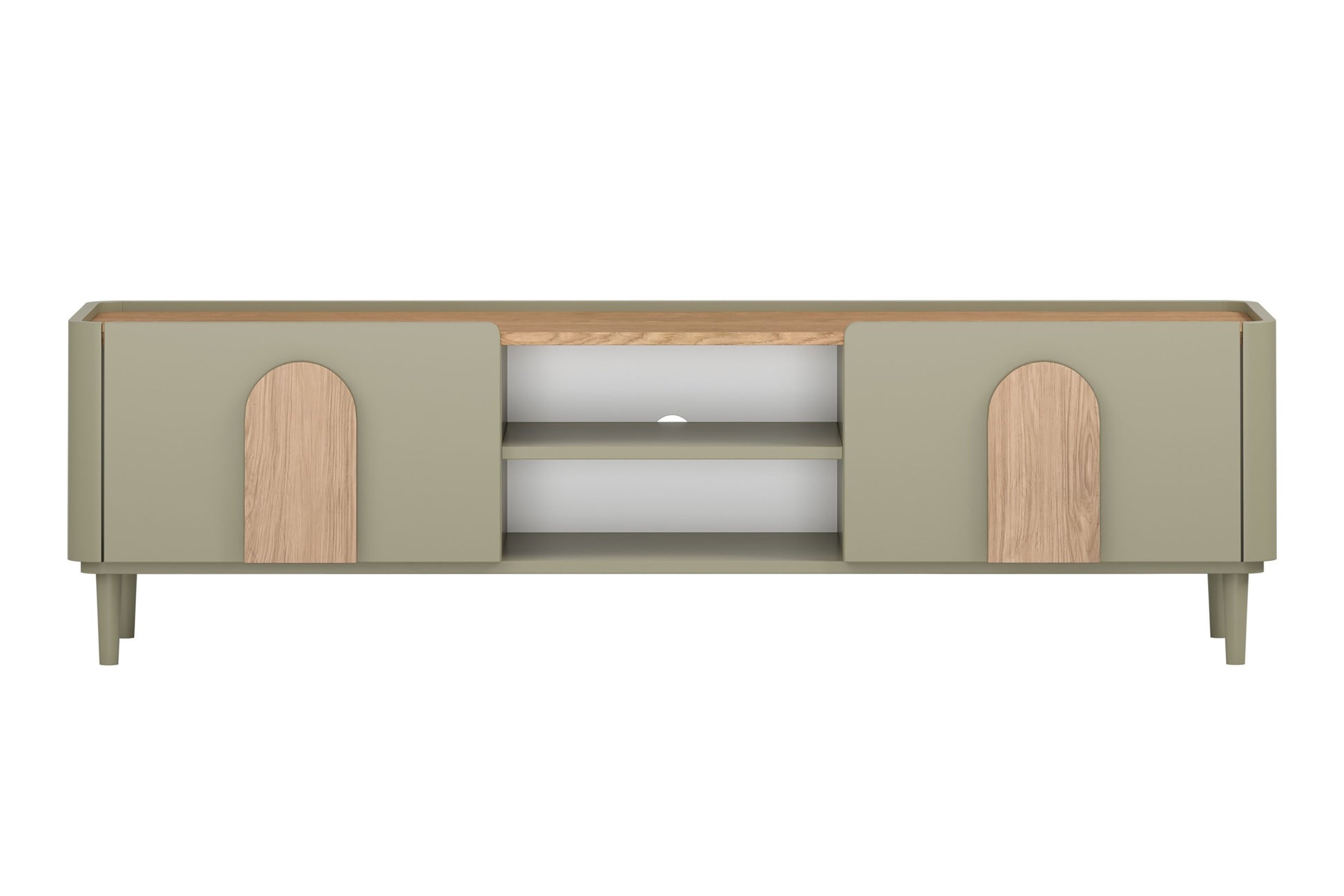 TV skapis Amil 170/48/48 cm eikalipts/ozols/Baltijas kāpas ozols - N1 Home