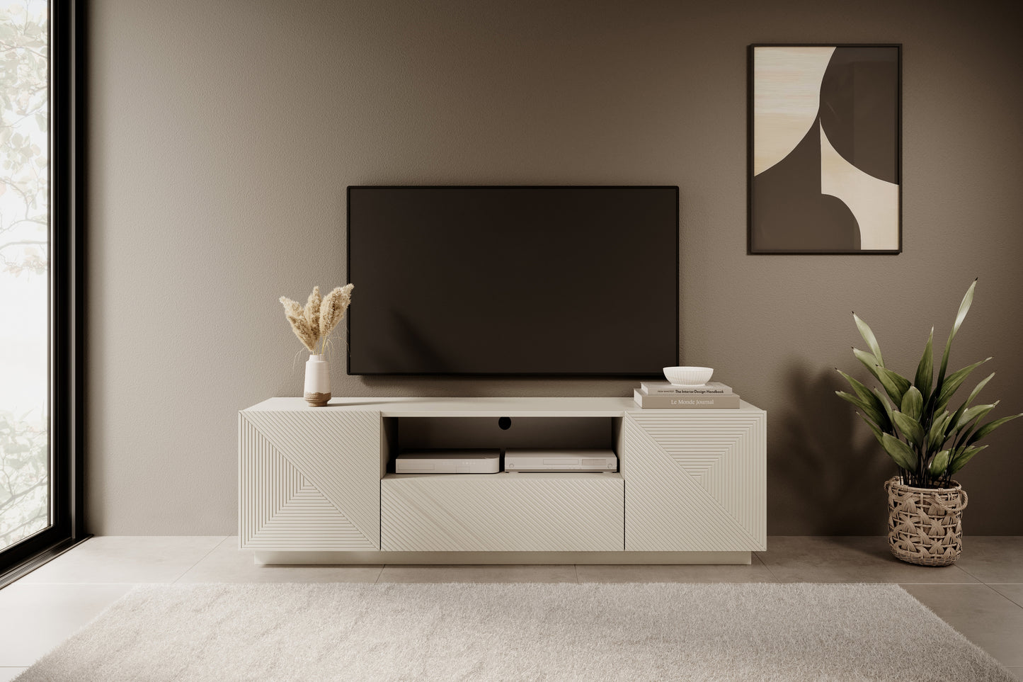 OSLO RTV kumode 167/50/40 cm kašmirs - N1 Home