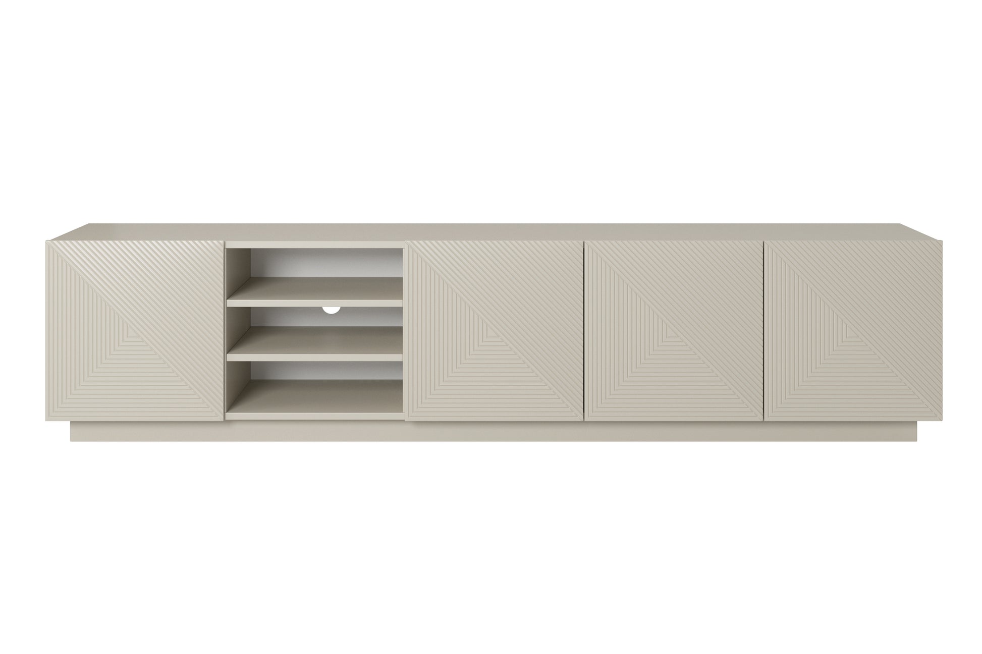 OSLO RTV kumode ar plauktiem 200/46/40 cm kašmirs - N1 Home