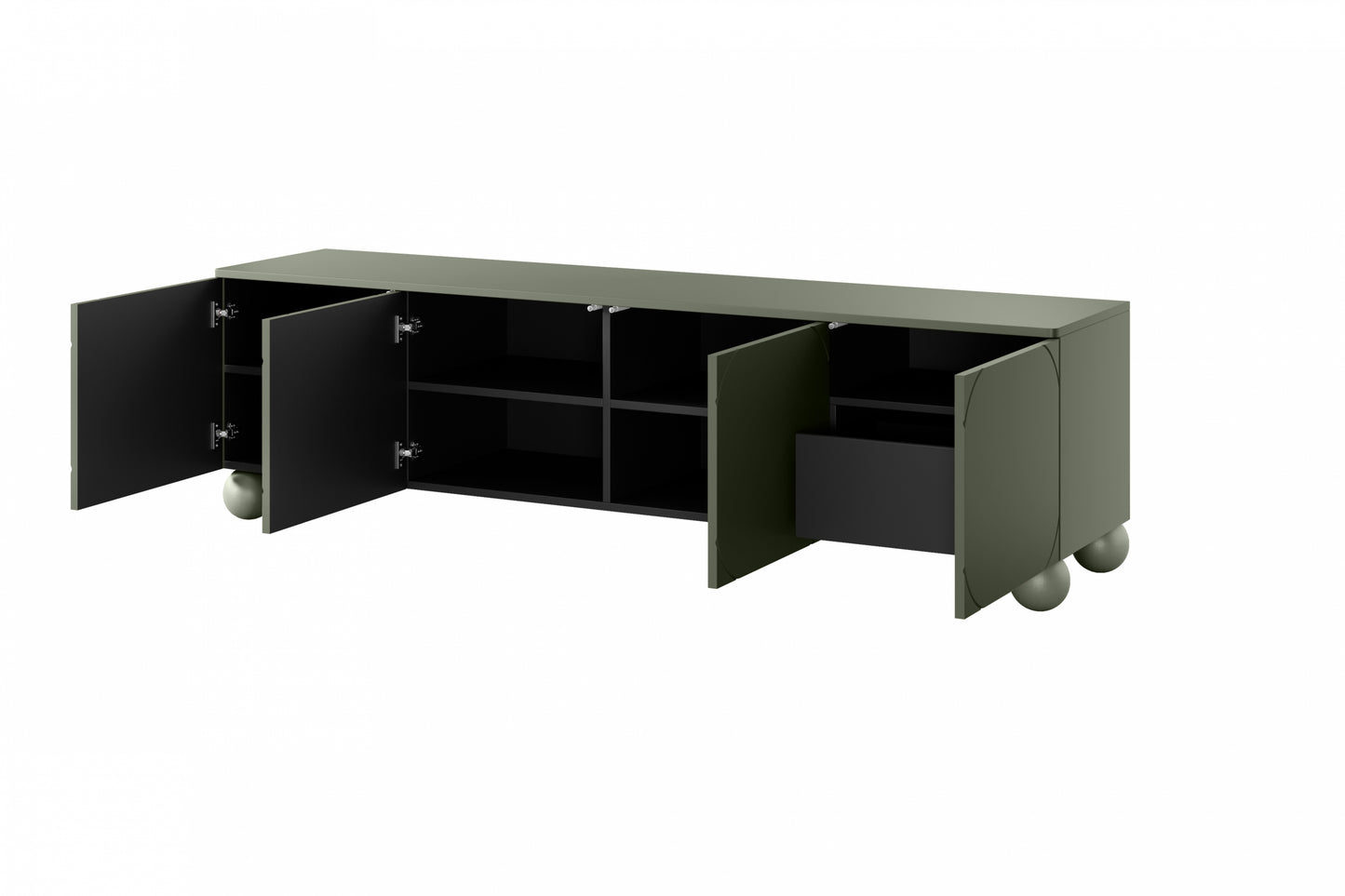 Kumode RTV BARI II ar atvilktni 200/57/45 olives - N1 Home