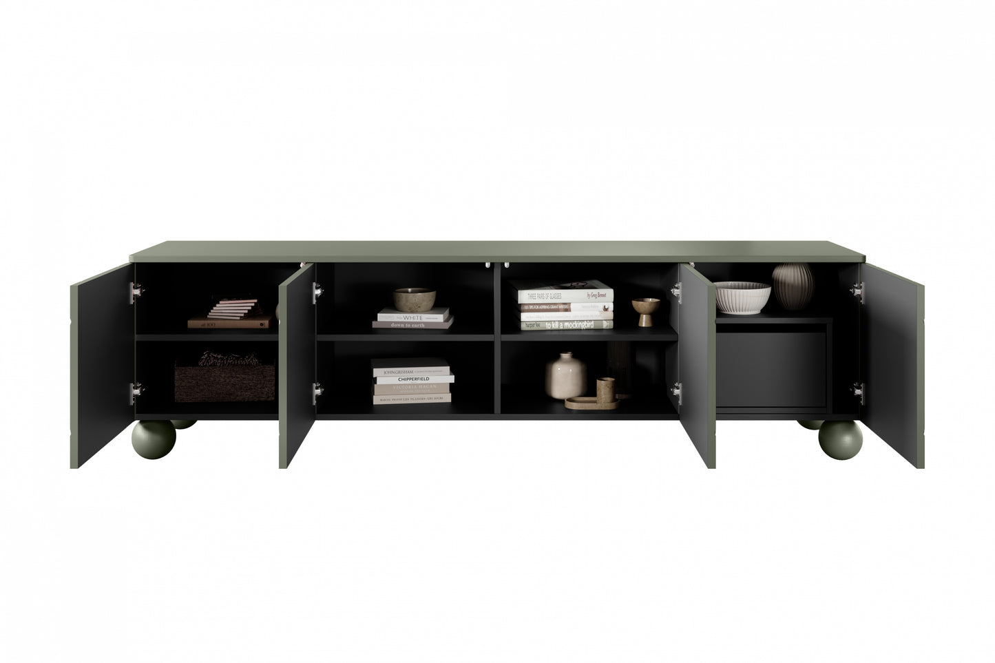 Kumode RTV BARI II ar atvilktni 200/57/45 olives - N1 Home