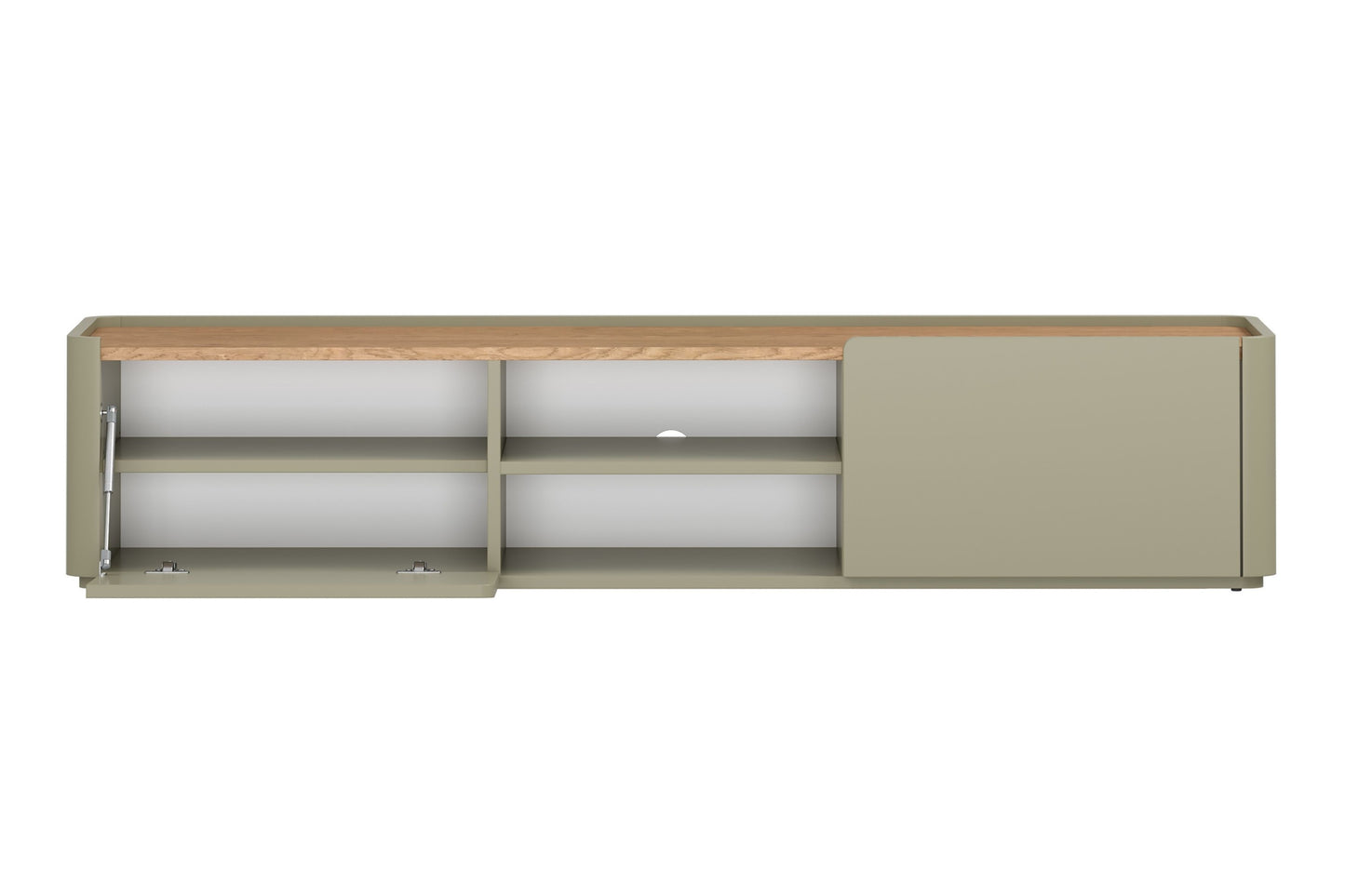 TV skapis Elva 170/35.5/48 cm Eikalipts / Baltijas kāpu ozols - N1 Home