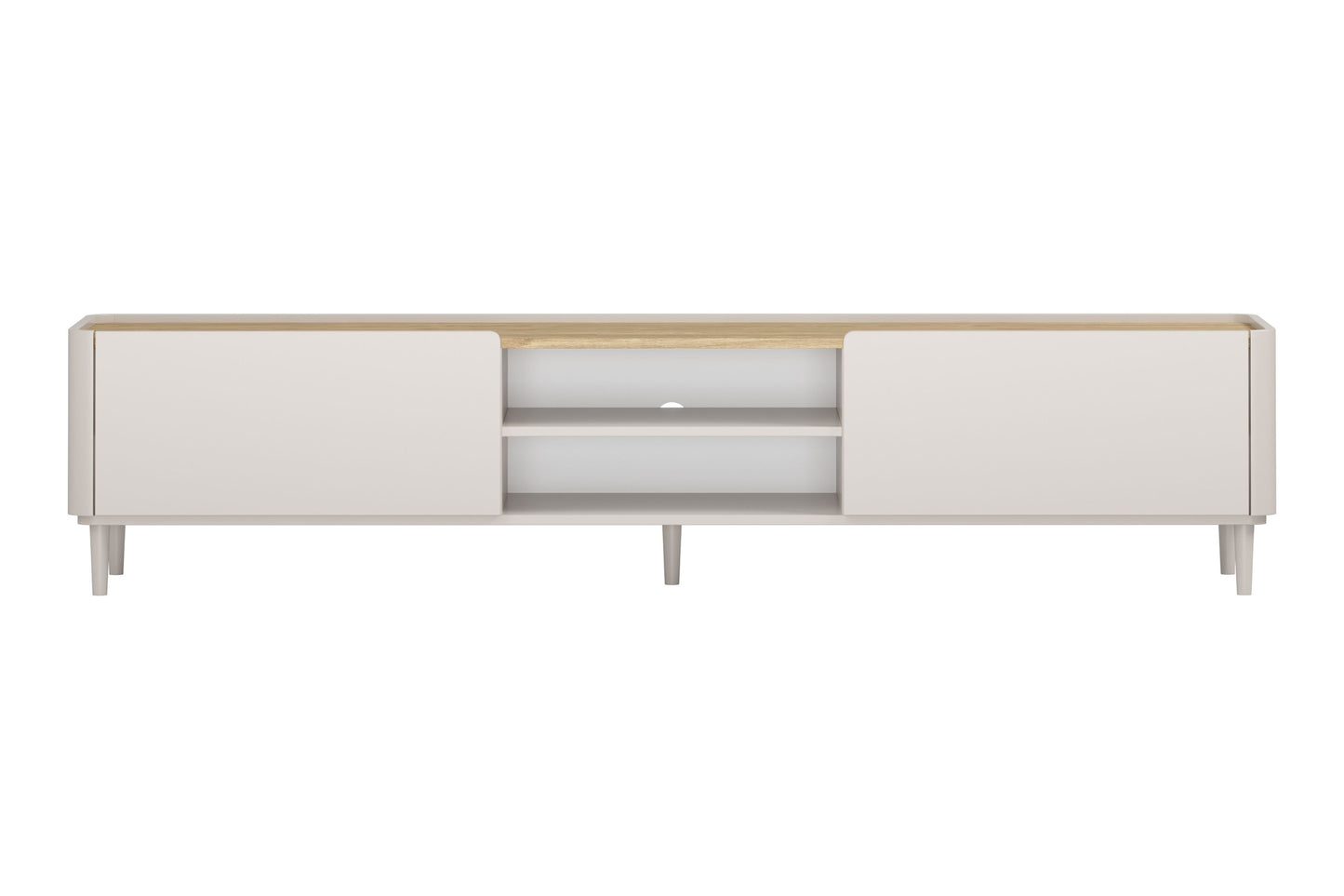 TV skapis Elva 220/48/48 Kašmirs / Eļļots ozols - N1 Home