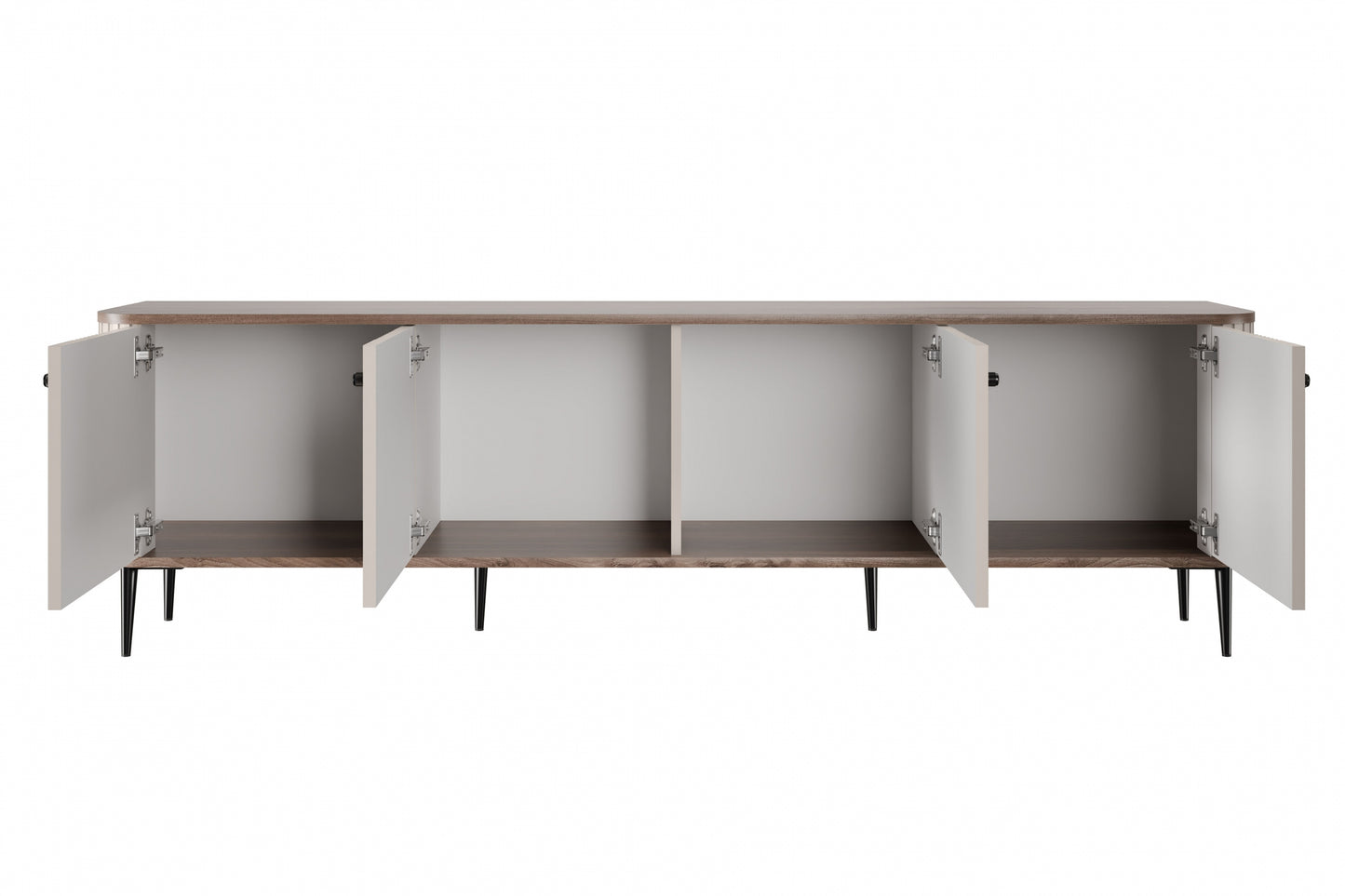 TV skapis Vespa 187/51/38 cm kašmirs/rieksts/ - N1 Home