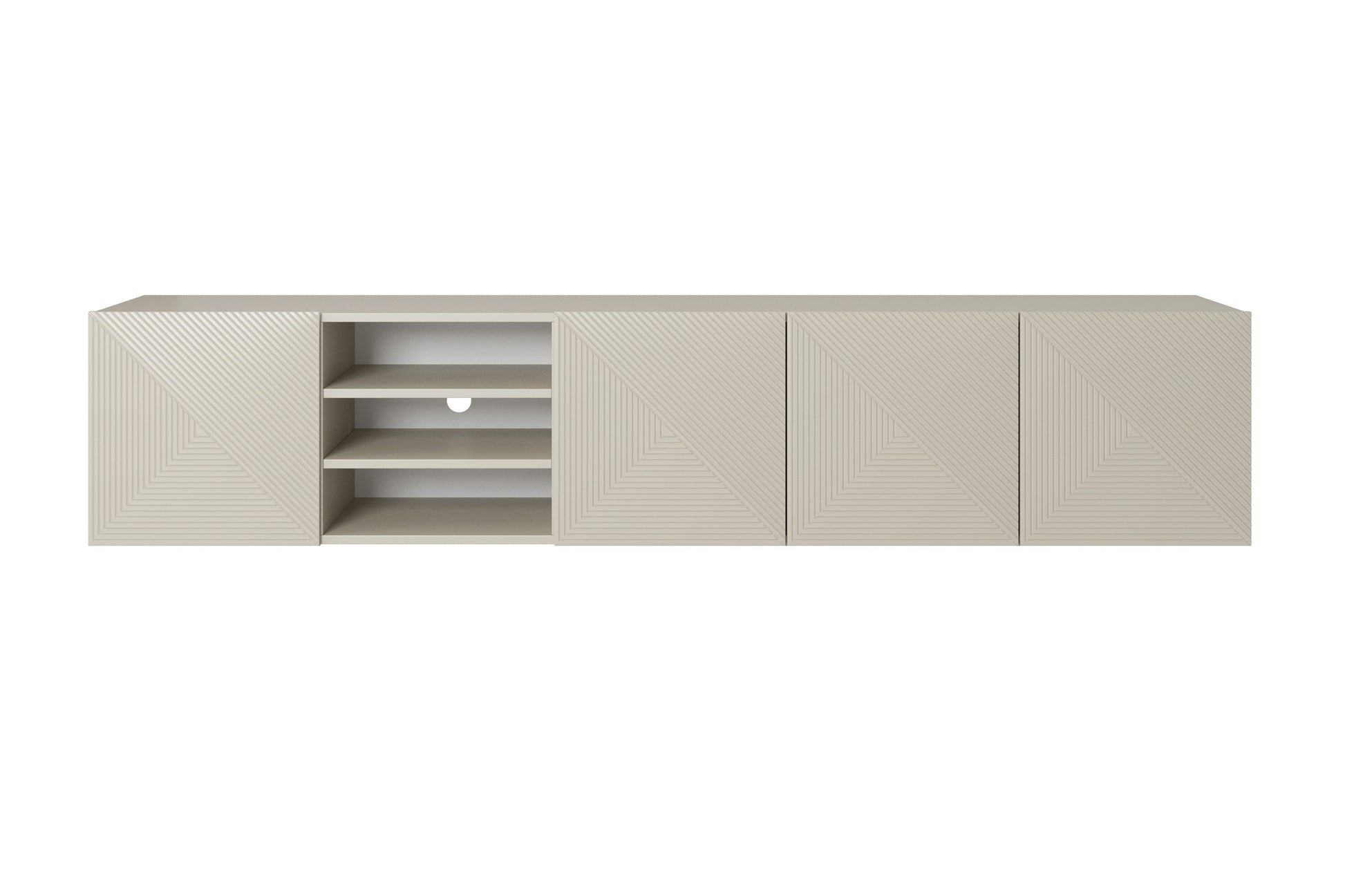 OSLO RTV kumode ar plauktiem 200/40/40 cm kašmirs - N1 Home