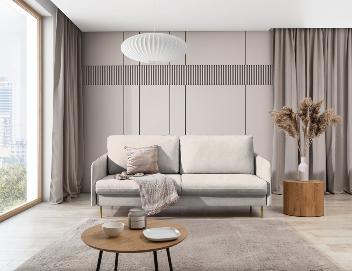 Dīvāns Tai 207/95/98 cm Loft 1/zelts kājas - N1 Home