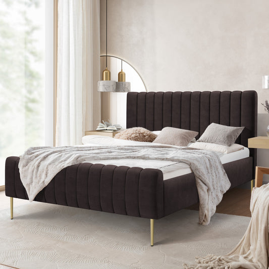 Gulta Austin zelta  kājas 120; 140; 160; 180/200 cm Salvador (SIC) 4 - N1 Home