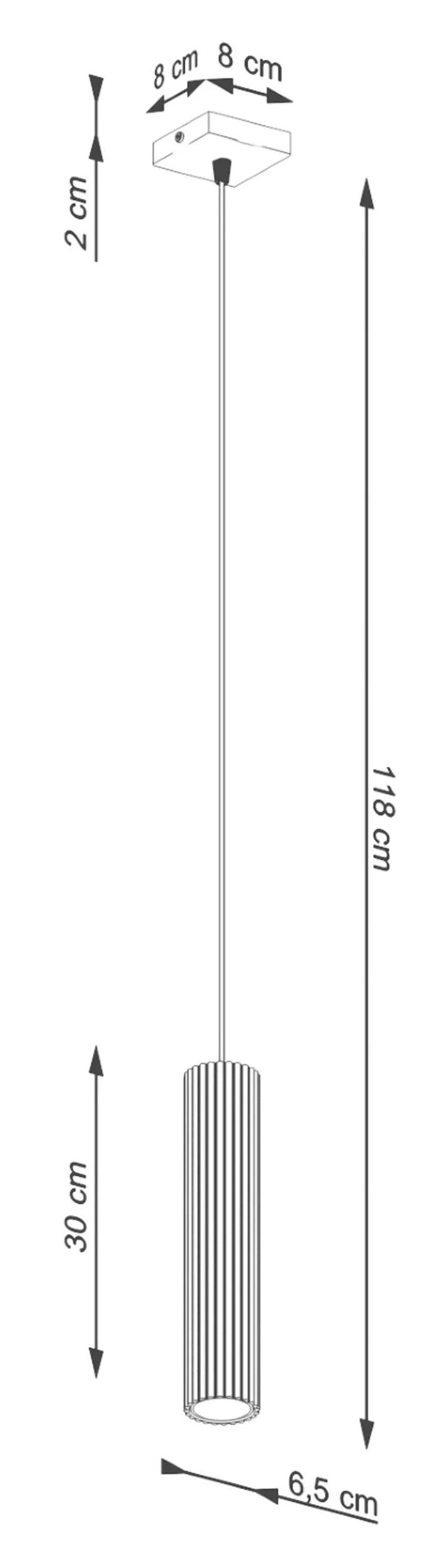 BONKAR x1 piekaramā lampa, melna - N1 Home