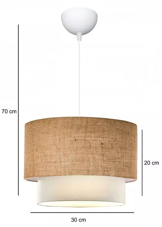DERKES Piekarināma lampa 30 cm, bēšs - N1 Home