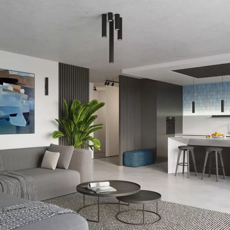 BONKAR x1 piekaramā lampa, melna - N1 Home