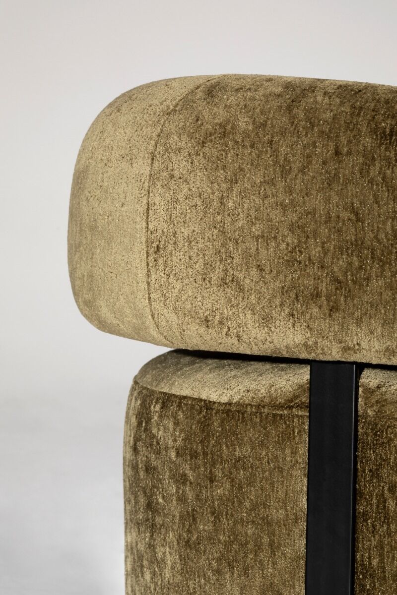 Krēsls Aston Befame 88/87/74 cm zelta brūns - N1 Home