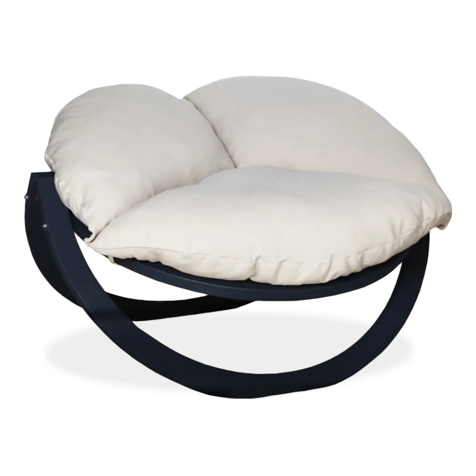 Koka dārza krēsls Tigo Gzilli krēms/melns - N1 Home