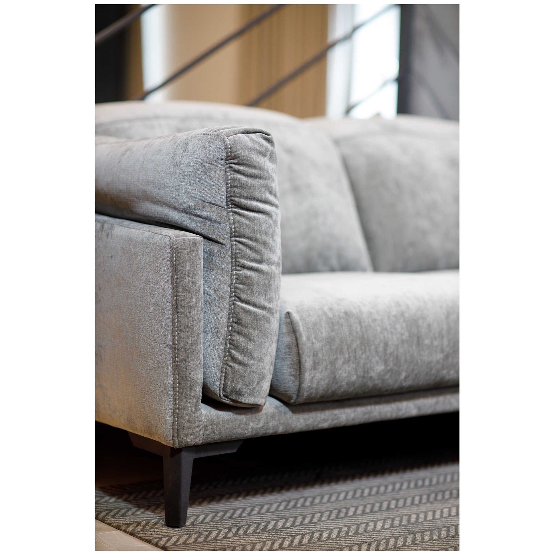 Dīvāns Tivoli Befame 310/117/103 cm pelēks - N1 Home