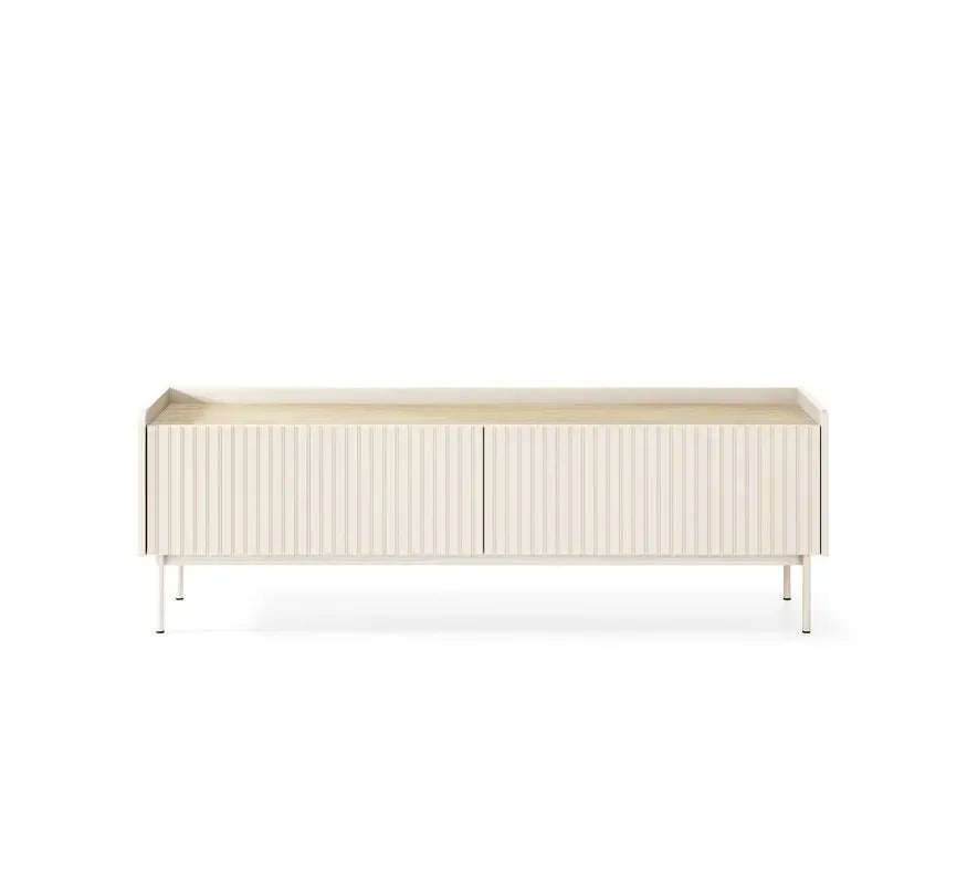 TV skapis Leve 153/50/38 cm bēšš/skandi ozols - N1 Home