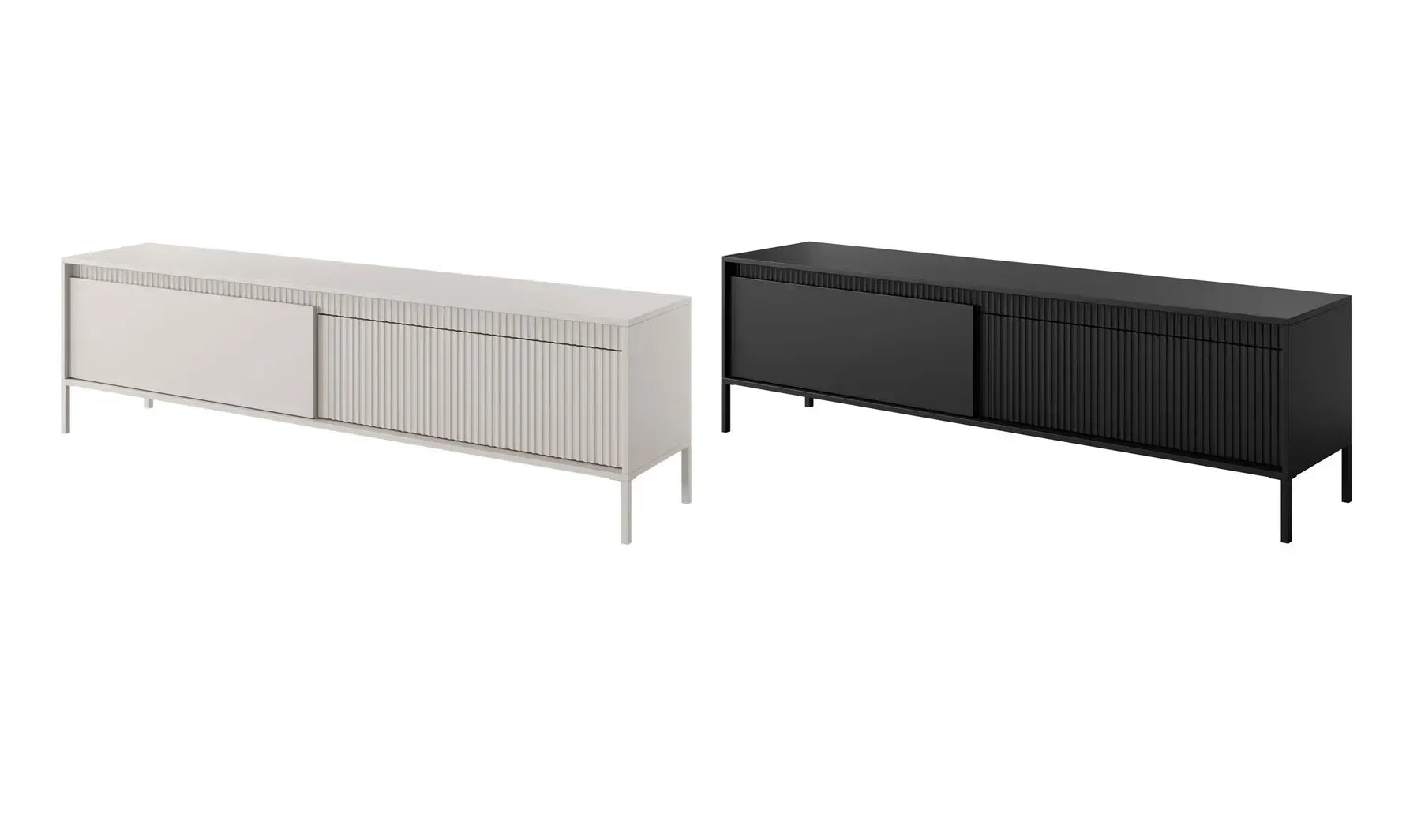 TV skapis Sensi 153/53/39 cm melns - N1 Home