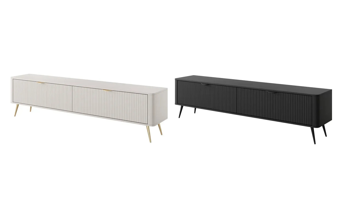 TV skapis Lanti 200/51/38 cm melns - N1 Home