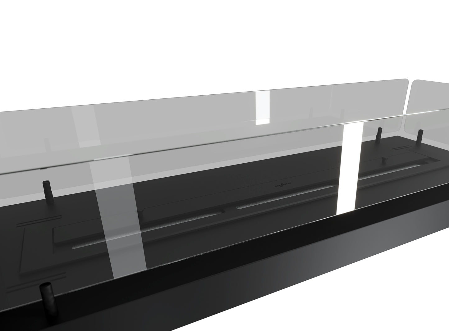 Biokamīns Insi U 2 100/50/30; 120/50/30 cm melns - N1 Home