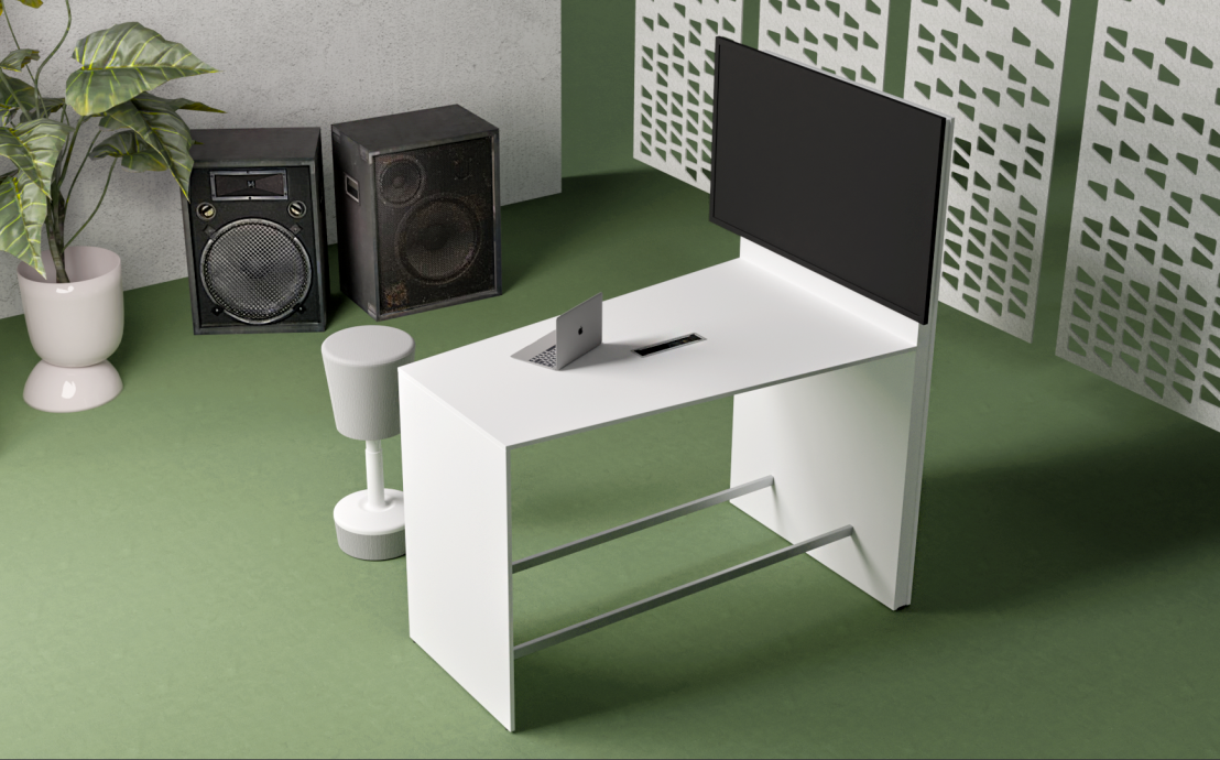 Galds IdisA 168-248/110/100 cm Valriekstu brūna STD17/melns - N1 Home