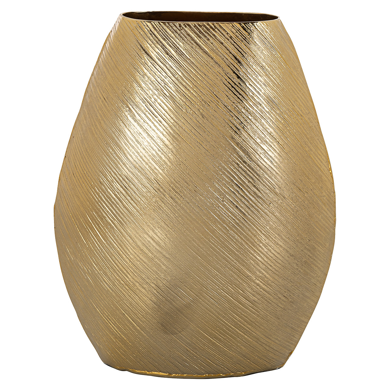 Vāze Richmond Interiors Evey small 30/24/12 cm zelts - N1 Home