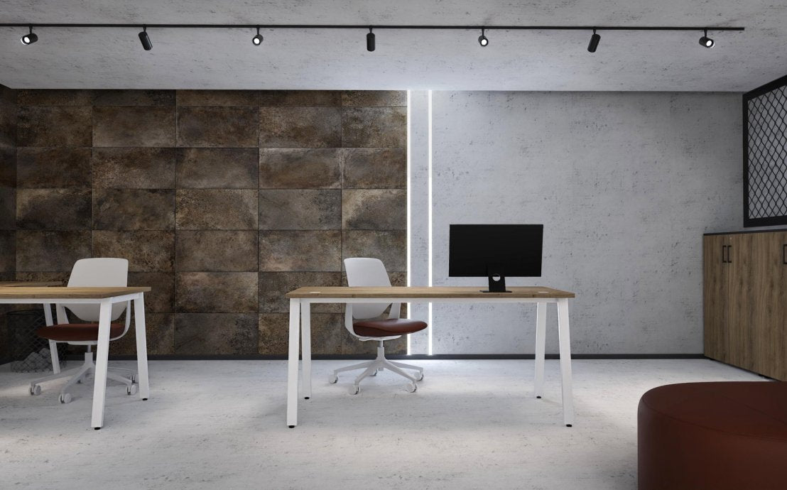 Galds Opit-Lite II A 120-160/60/74 cm Amerikāņu ozols STD14/ Netīri rozā M09 - N1 Home