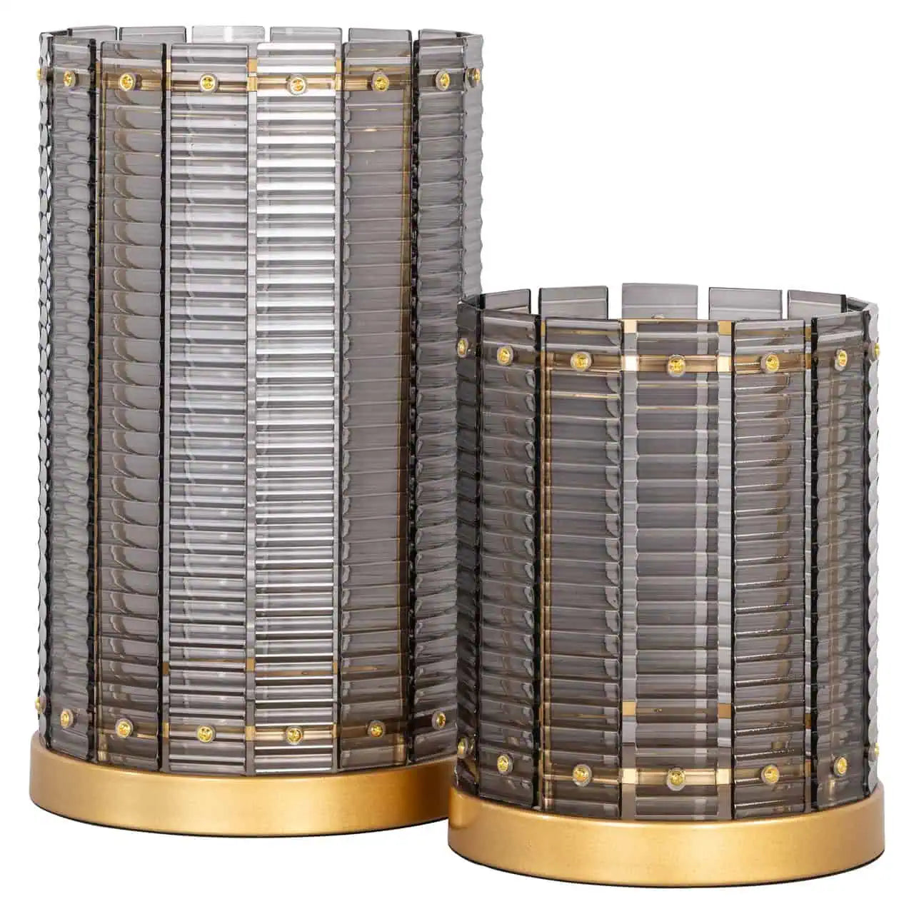 Svečturis Daylin smoke small Richmond Interiors 27,5/22/22 cm dūmi - N1 Home