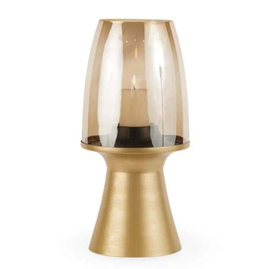 Svečturis Danea brushed gold small Richmond Interiors 39/18/18 cm zelts - N1 Home