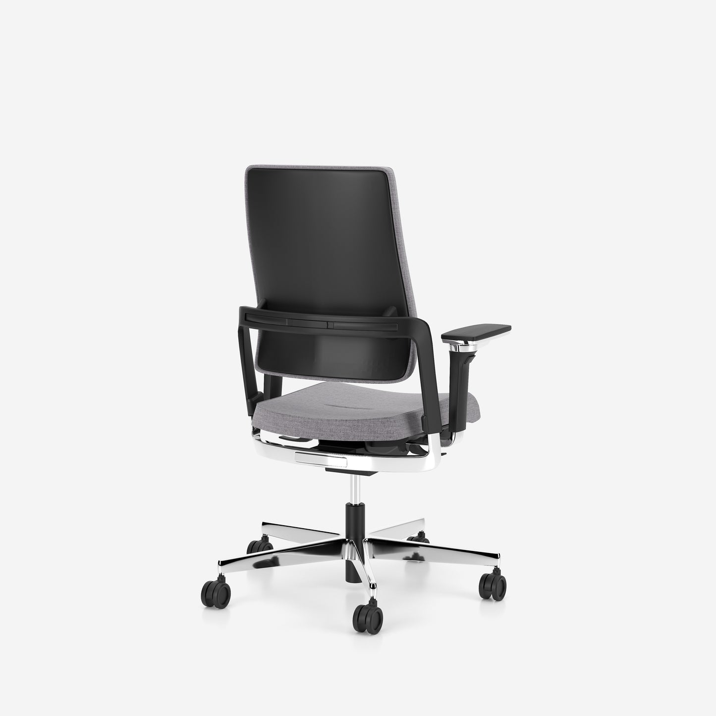 Krēsls Xila 1015-1255/400-525 mm pelēks/melns - N1 Home