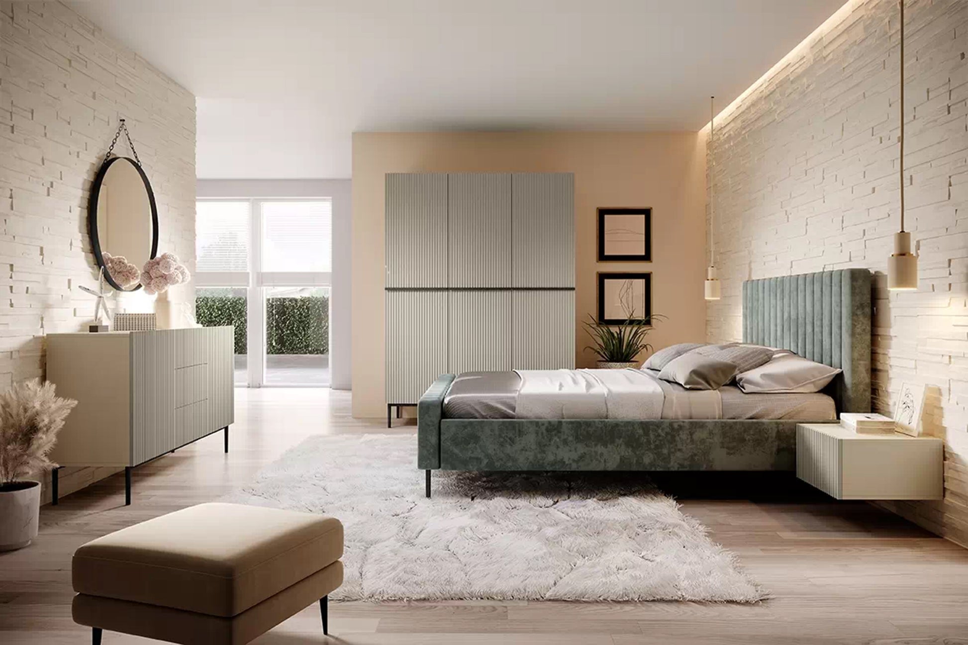 Naktsskapītis (2) AUSTIN 46/25/45 kašmirs - N1 Home