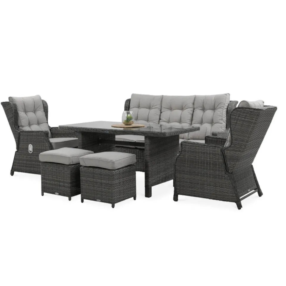 Dārza komplekts Balti Dins tumši pelēks - N1 Home