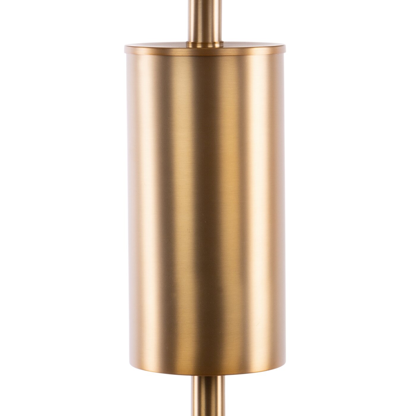 LIMITED COLLECTION stāvlampa VICTORIA 7 uz metāla pamatnes ar samta abažūru GOLDEN STRENGTH - N1 Home